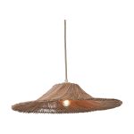 Good&Mojo Luce Pendente Cancun Rattan Natural S | Adatto per 1x E27 