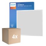 Confezione Multipack 4x Philips Pannello A LED Ledinaire RC065B G5 28W 3400lm - 830-840 CCT | 60x60cm - UGR <22