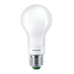Philips MASTER LED Bulbo Ultra Efficient E27 Pera Ghiaccio 4W 840lm - 830 Luce Calda -  | Dimmerabile - Sostitutiva 60W