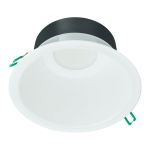 Philips Downlight LED Coreline DN142B Aluminium Bianca 19.2W 2300lm 60D - 830 Luce Calda | Ritaglio 200mm - IP20 - Dimmerabile - Bianca Riflettore - Emergency