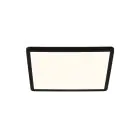 Nordlux LED Luce da soffitto Oja 29 Piazza Nero 14.5W 1600lm - 830-840 CCT | A 3 Livelli Dimmerabile 