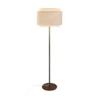DFTP by Nordlux Takai Lampada da terra Metallo e Tessuto Beige | Adatto per E27