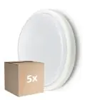 Confezione Multipack 5x Philips Bulkhead LED Ledinaire WL070V Bianca 18.7W 1700lm - 830 Luce Calda -  | 285mm - IP65